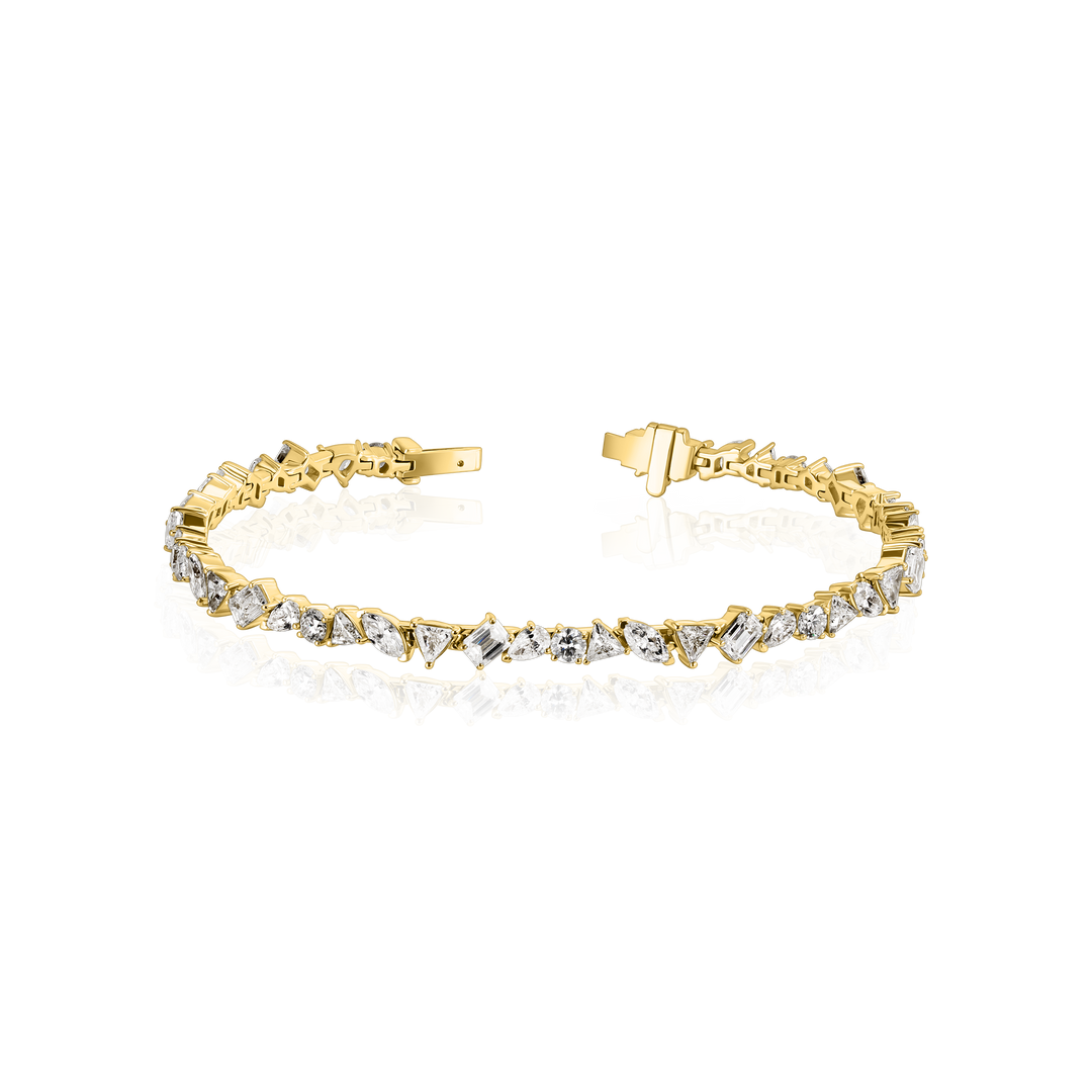 Mixed Fancies Diamond Tennis Bracelet
