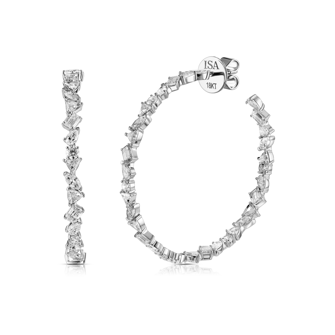 Mixed Fancies Hoop Earrings