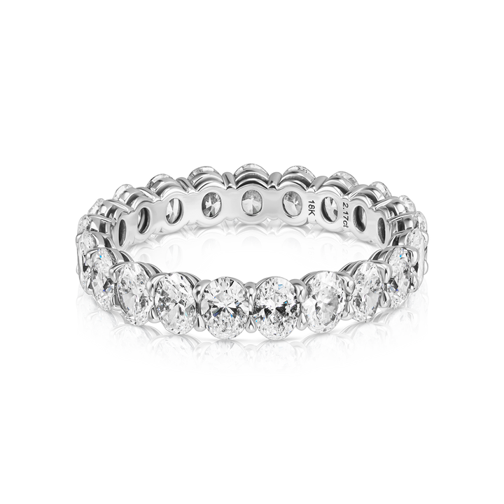 Oval Diamond Eternity Band