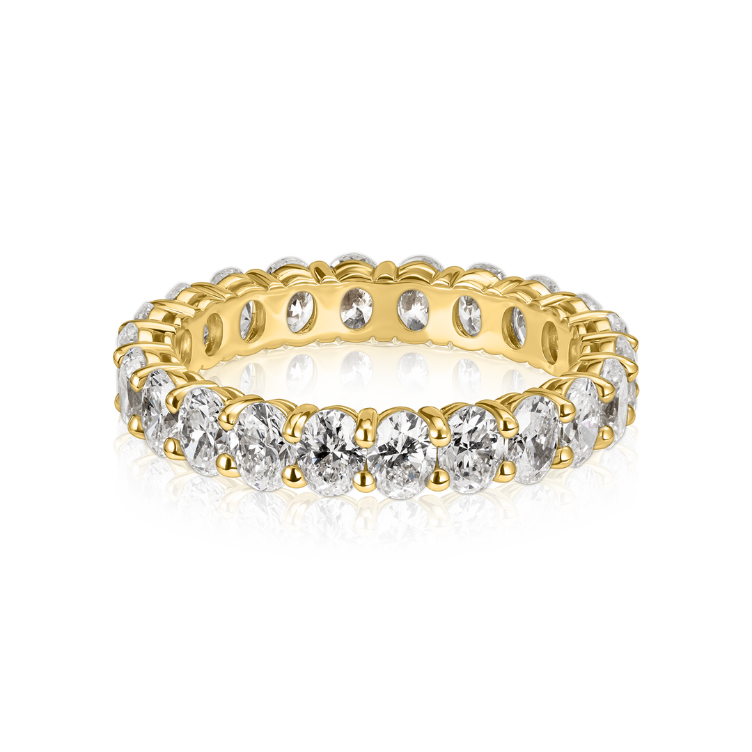 Oval Diamond Eternity Band