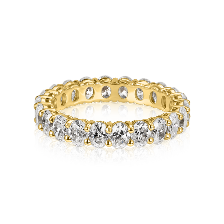 Oval Diamond Eternity Band