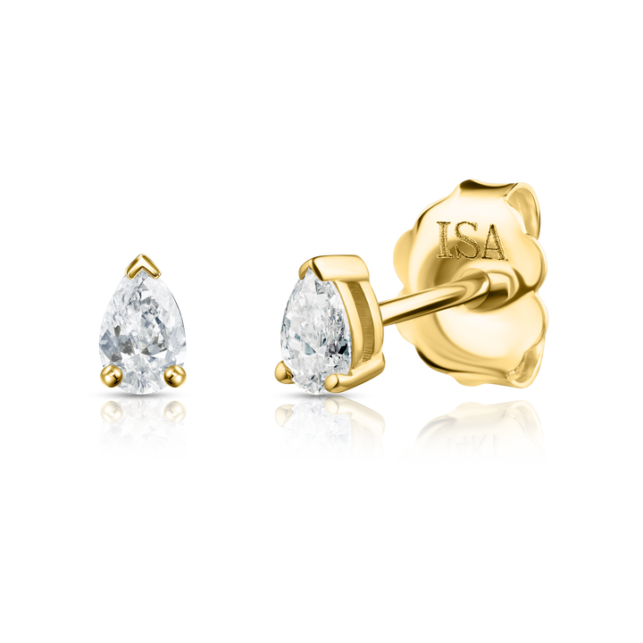 Pear Diamond Studs
