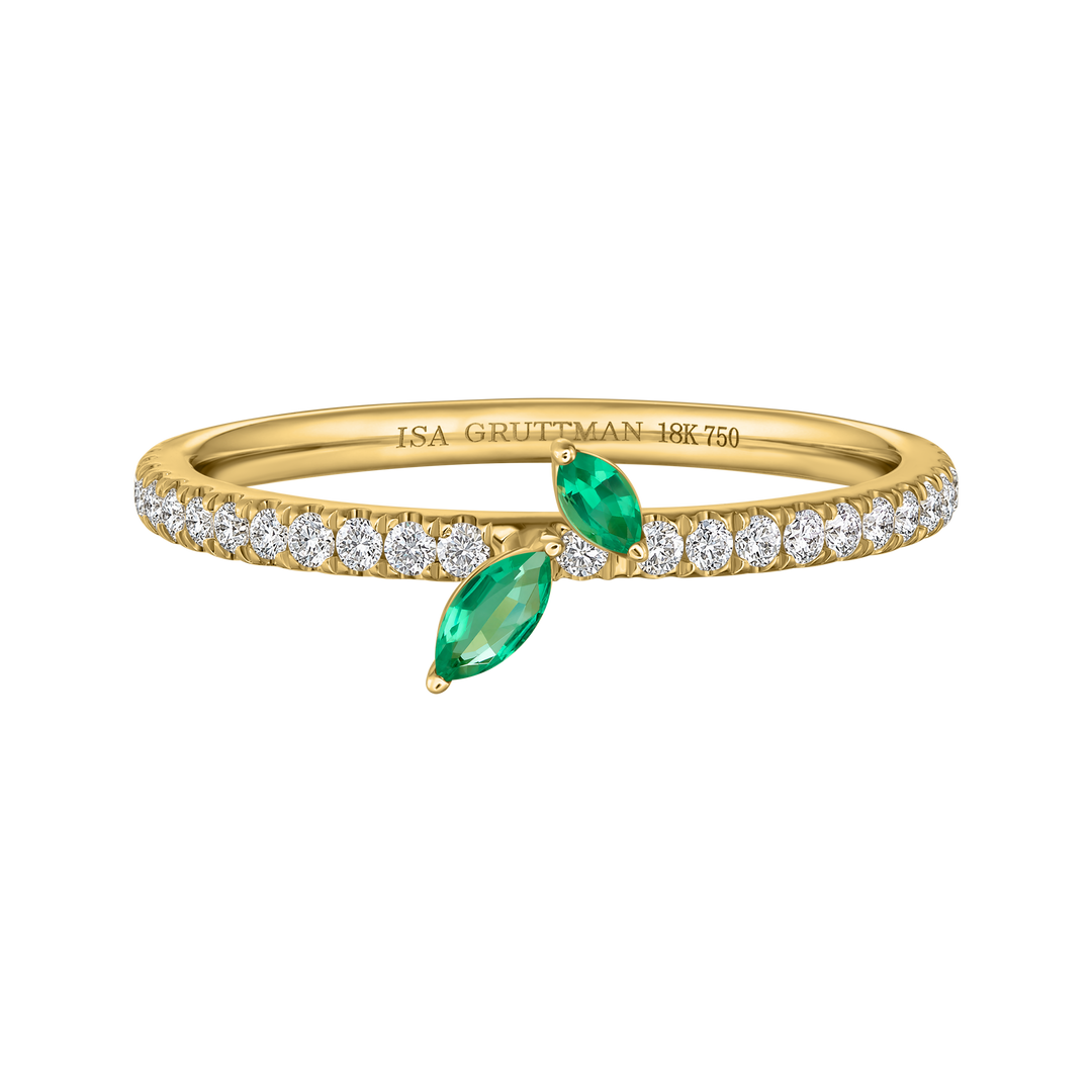 Petite Jasmine Vine Pave Ring