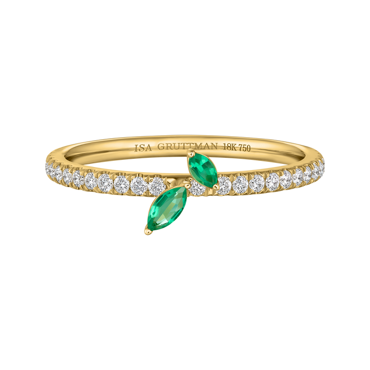 Petite Jasmine Vine Pave Ring
