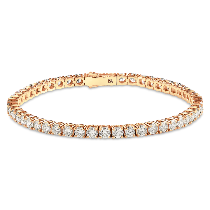 Large Diamond Tennis Bracelet