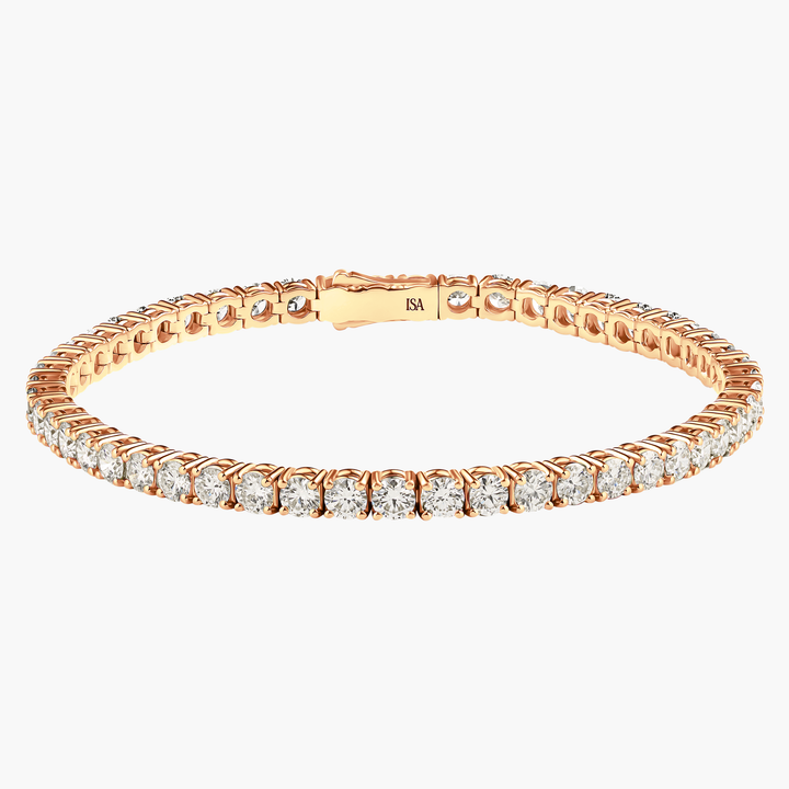 Large Diamond Tennis Bracelet
