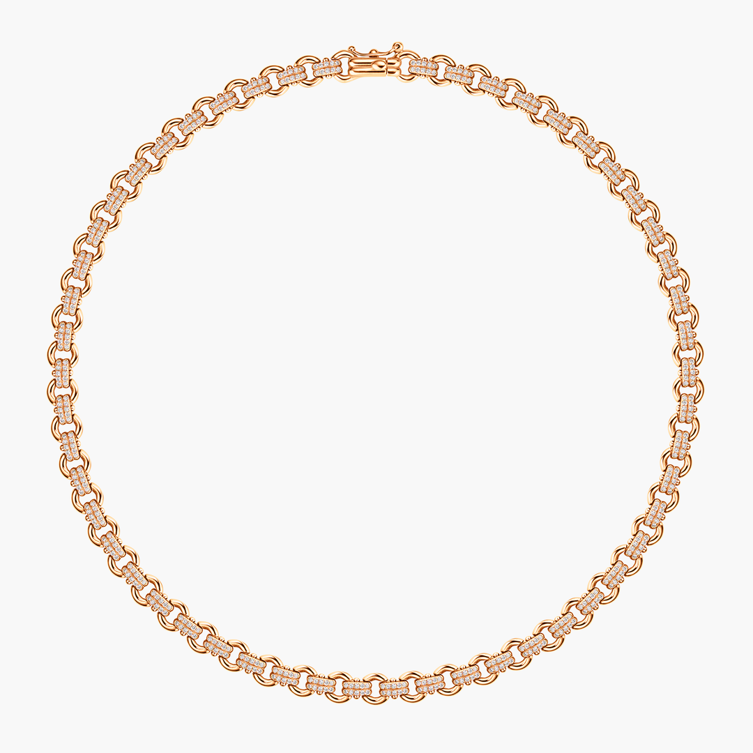 Legacy Pave Link Necklace