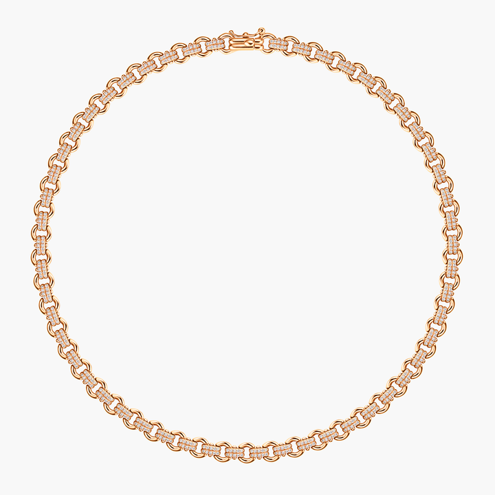 Legacy Pave Link Necklace