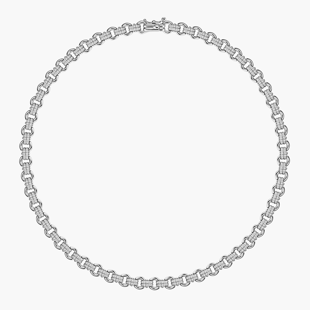 Legacy Pave Link Necklace