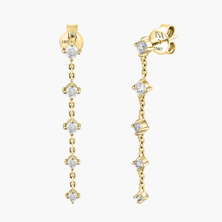 Diamond Drop Studs