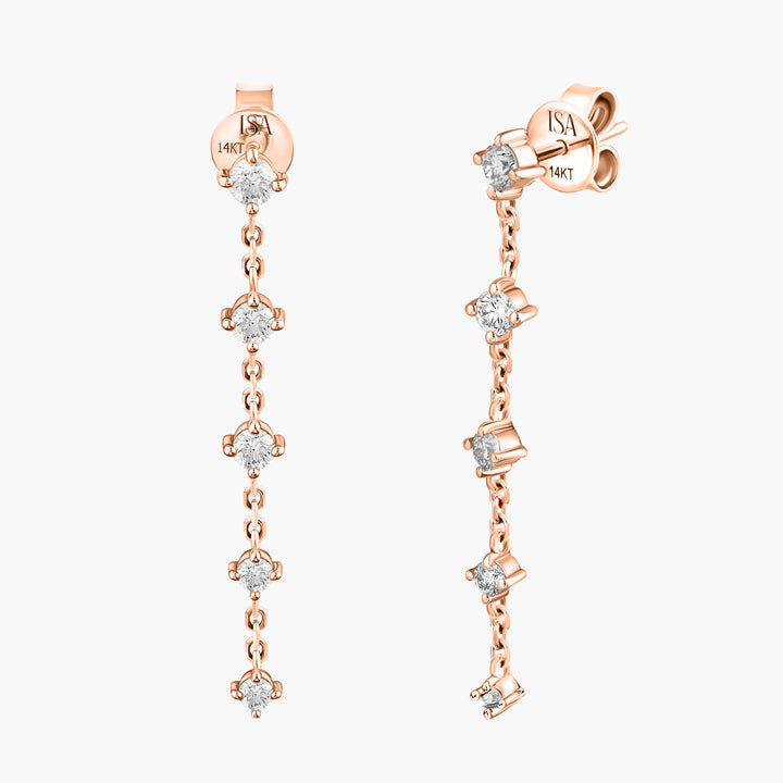 Diamond Drop Studs