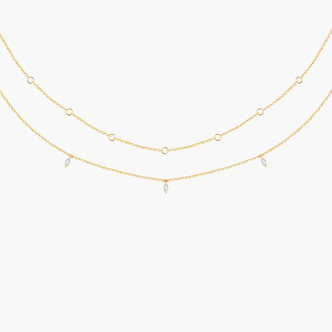 Marquise Diamond Belly Chain