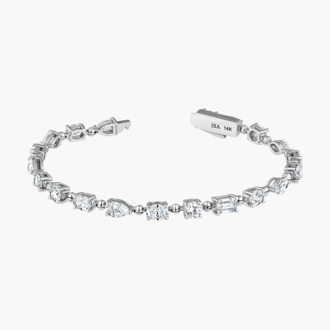 Multi Shape Diamond Bracelet