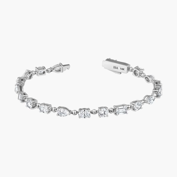 Multi Shape Diamond Bracelet