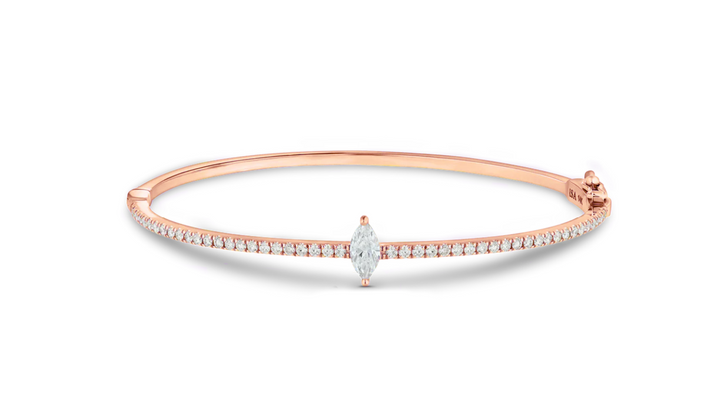 Marquise Diamond Bangle