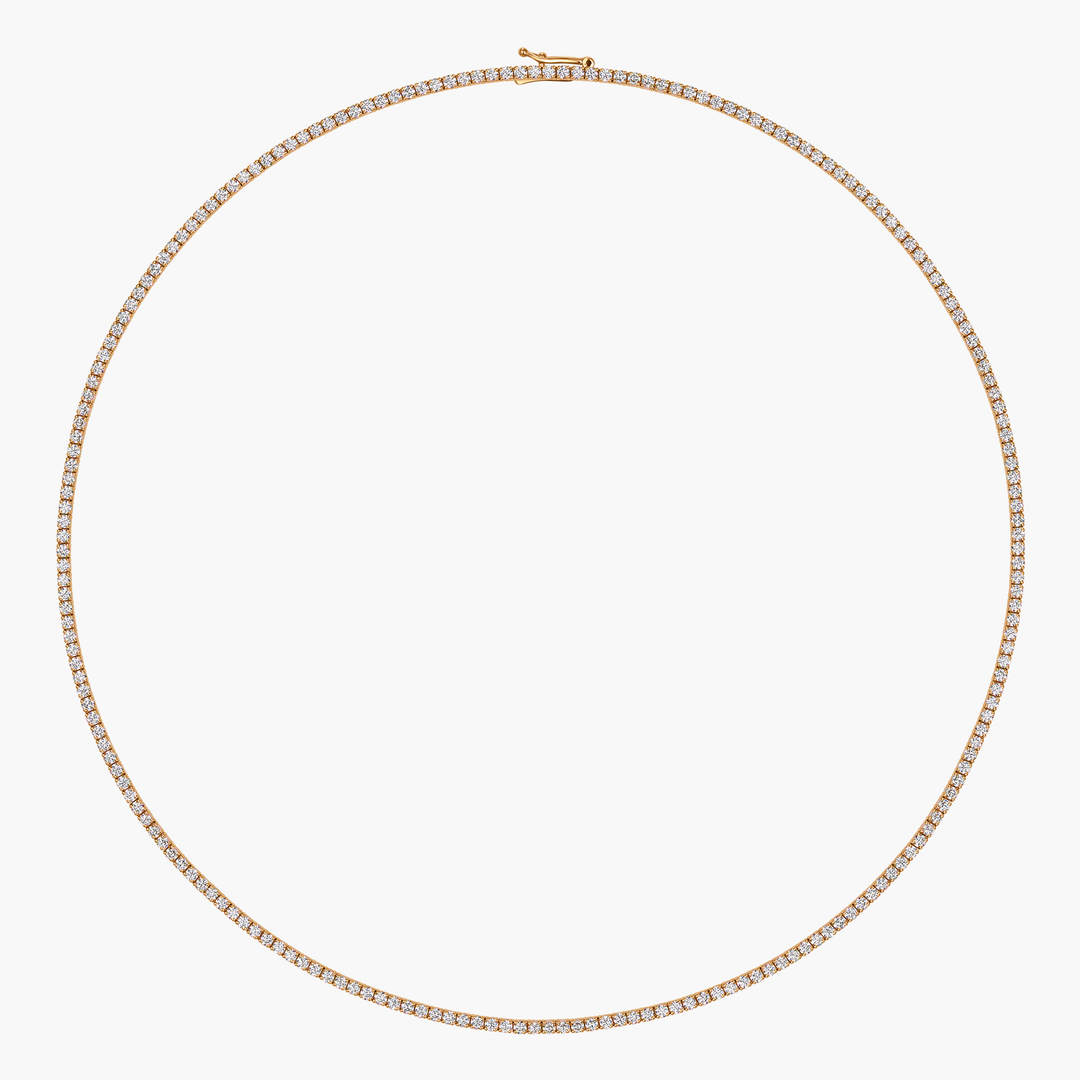 Mini Diamond Tennis Necklace