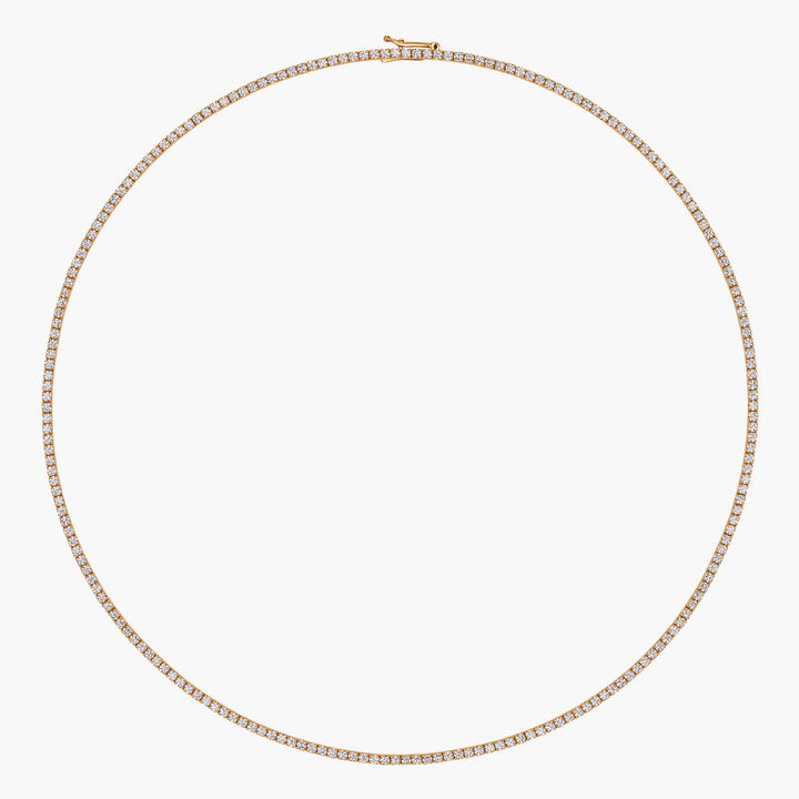 Mini Diamond Tennis Necklace