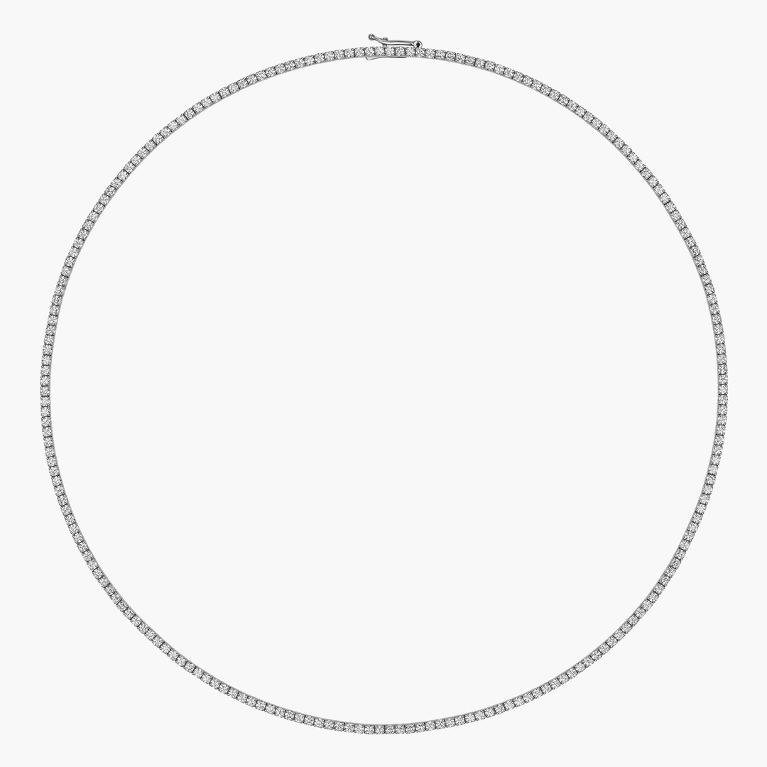 Mini Diamond Tennis Necklace