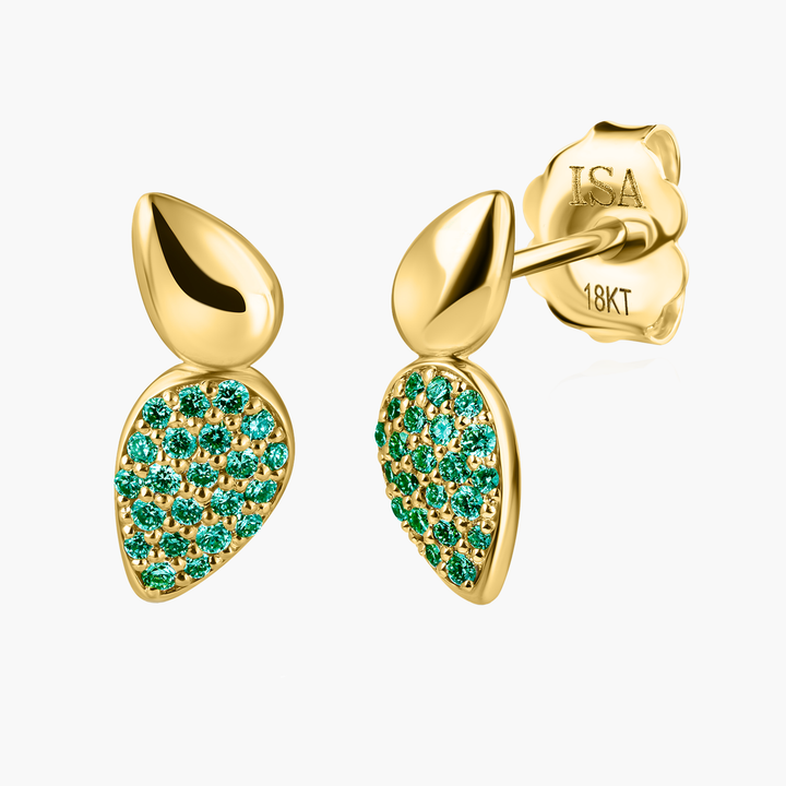 Point Drop Pave Studs