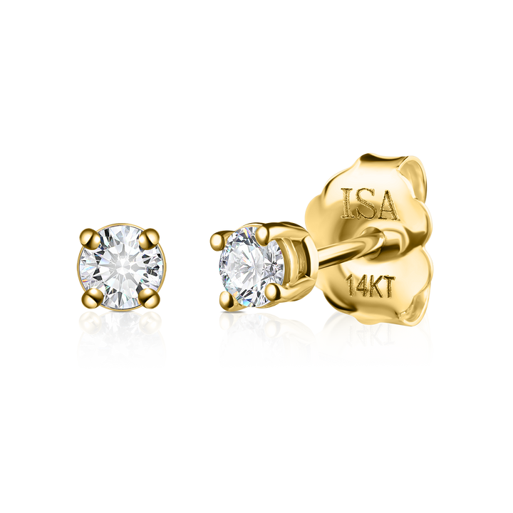 Round Diamond Studs