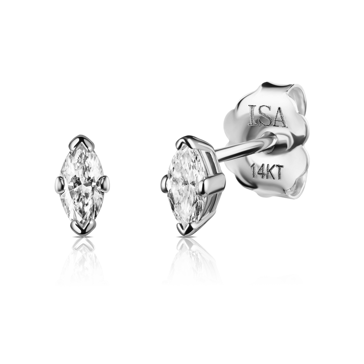 Marquise Diamond Studs
