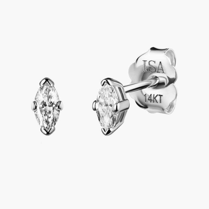 Marquise Diamond Studs