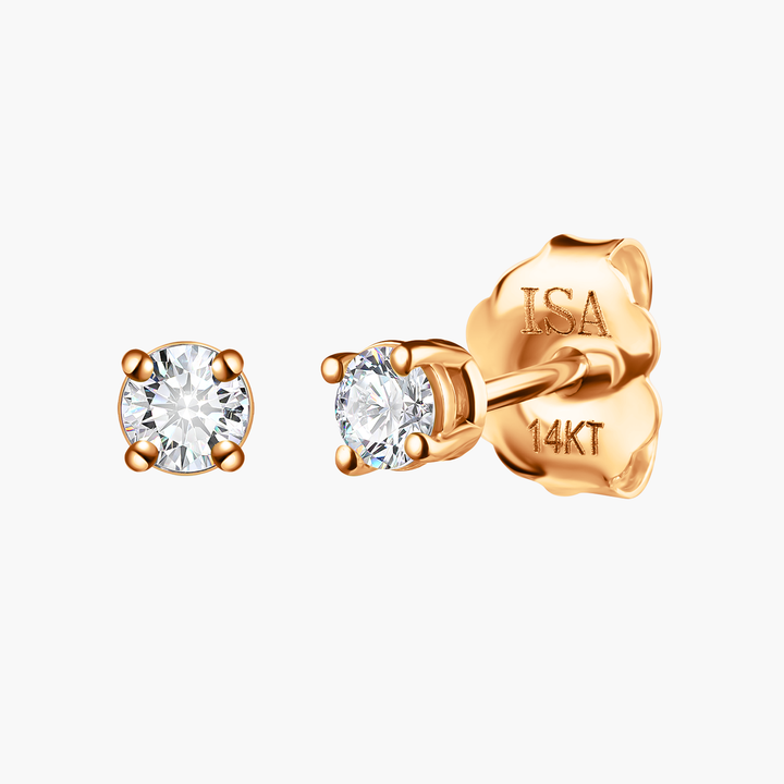Round Diamond Studs