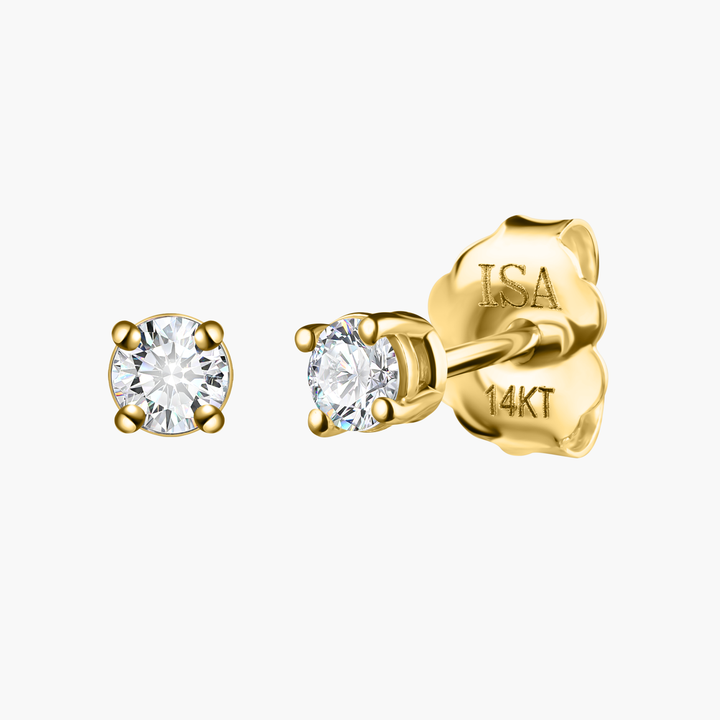 Round Diamond Studs