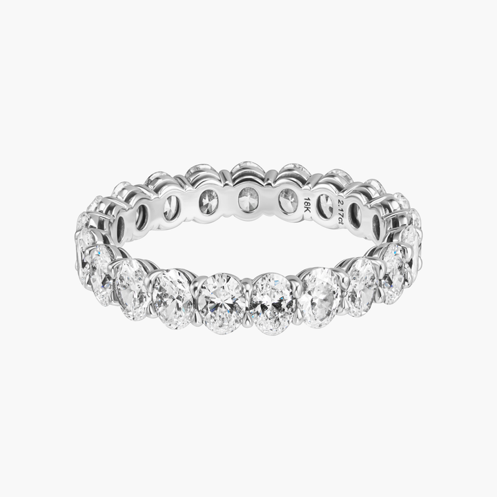 Oval Diamond Eternity Band