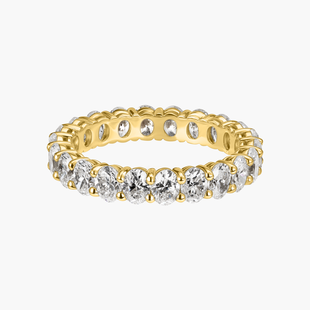 Oval Diamond Eternity Band