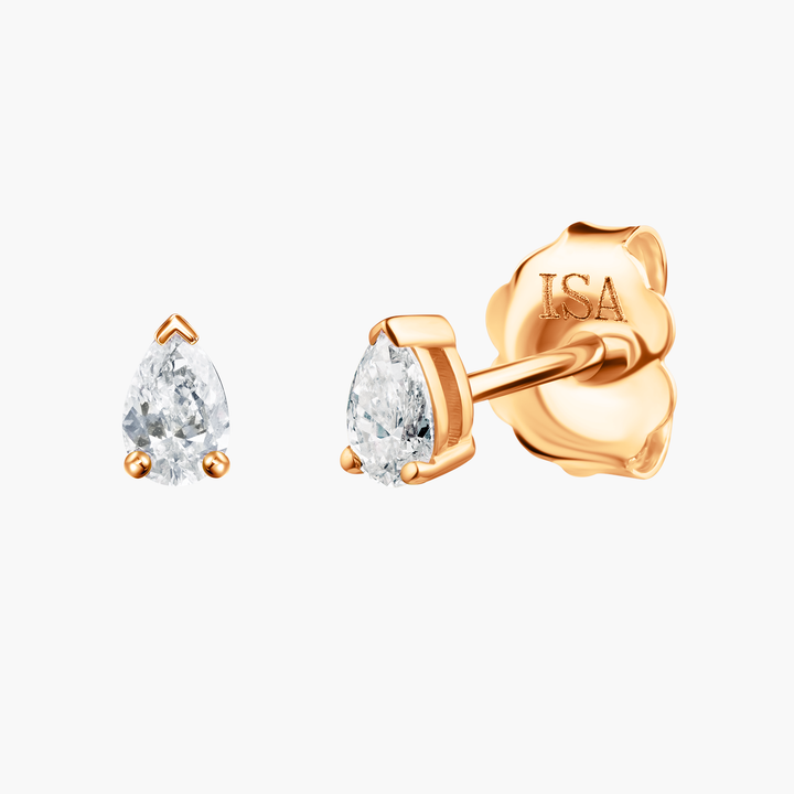 Pear Diamond Studs