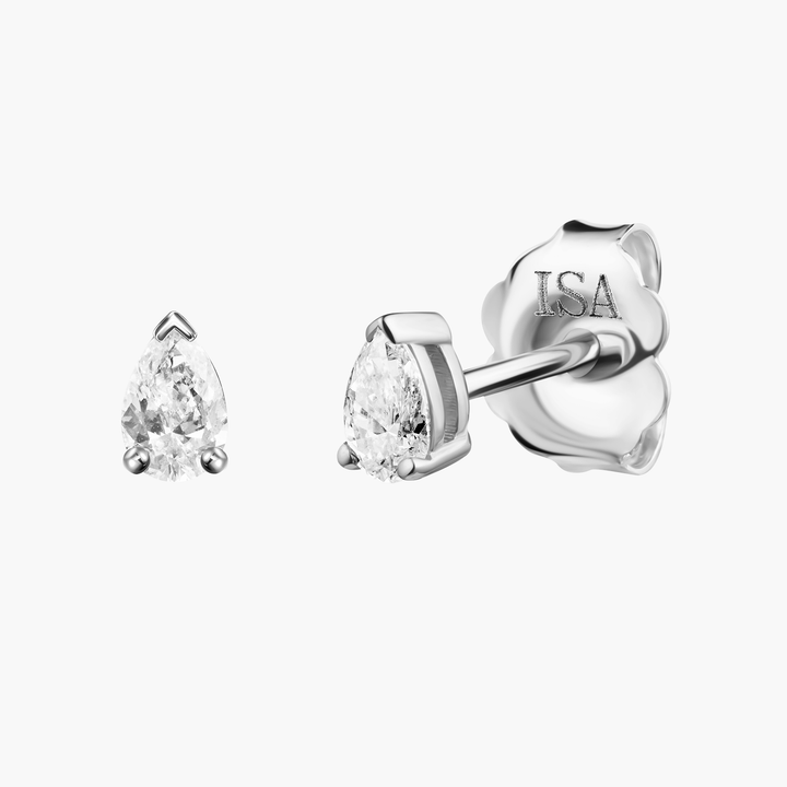 Pear Diamond Studs
