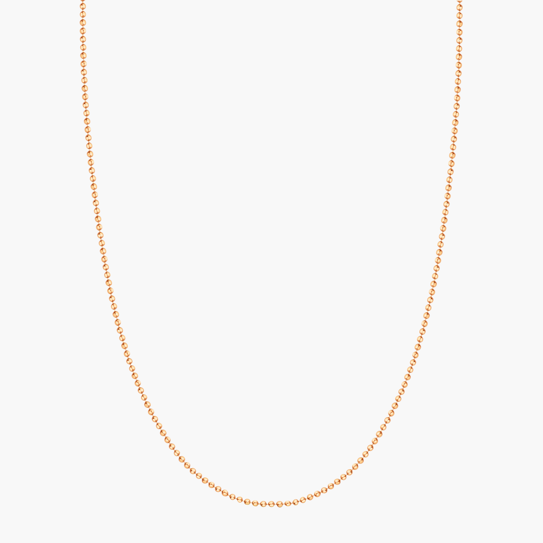 Petite Beaded Chain Necklace