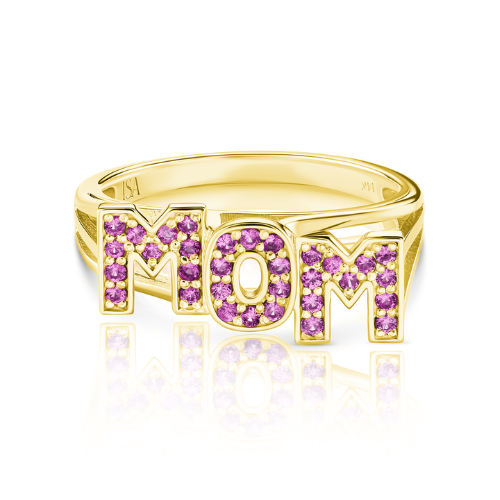 Pink Sapphire Mom Ring