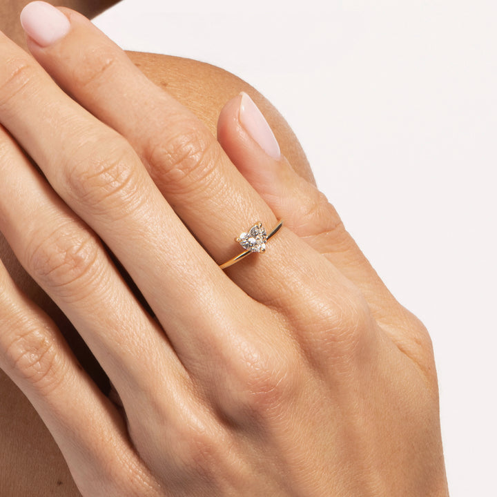Heart Diamond Ring