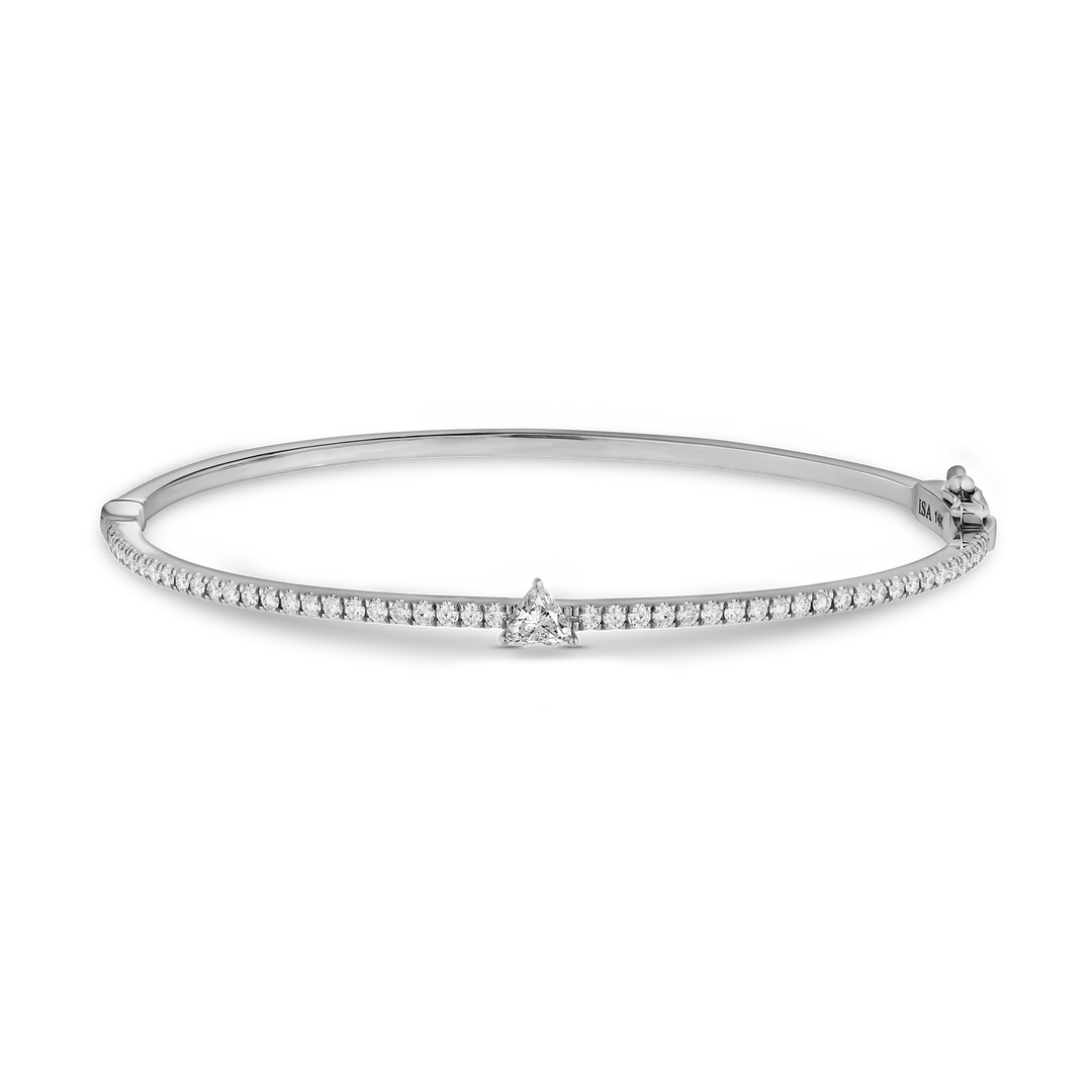 Triangle Diamond Bangle