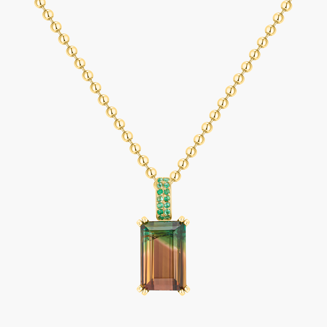 Watermelon Tourmaline Necklace