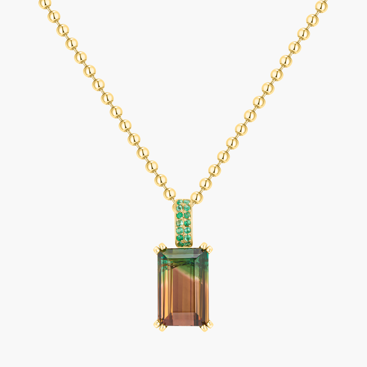 Watermelon Tourmaline Necklace