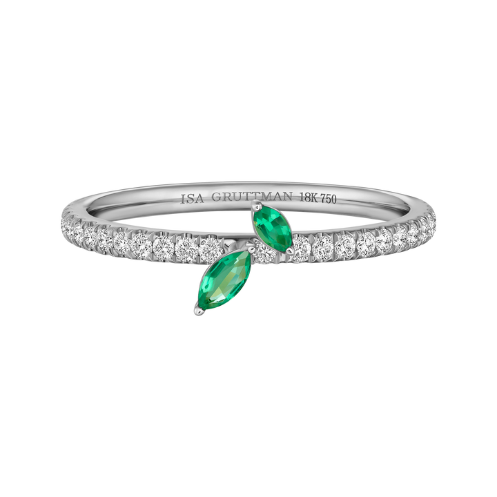 Petite Jasmine Vine Pave Ring