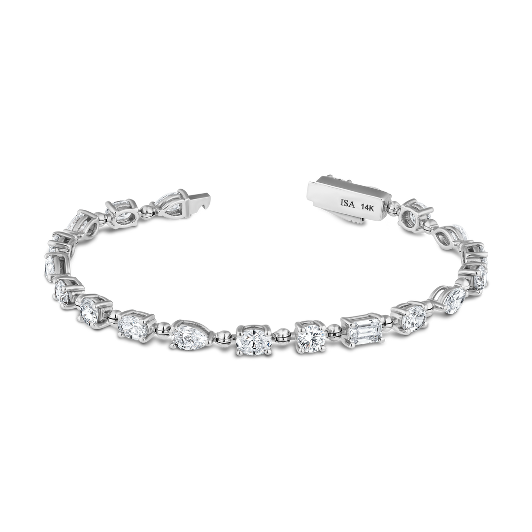 Multi Shape Diamond Bracelet