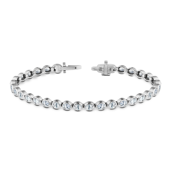 emerald cut  Diamond Bracelet