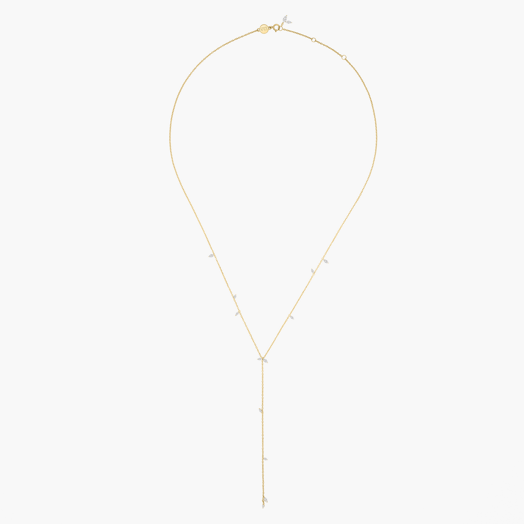 Jasmine Vine Diamond Lariat Necklace