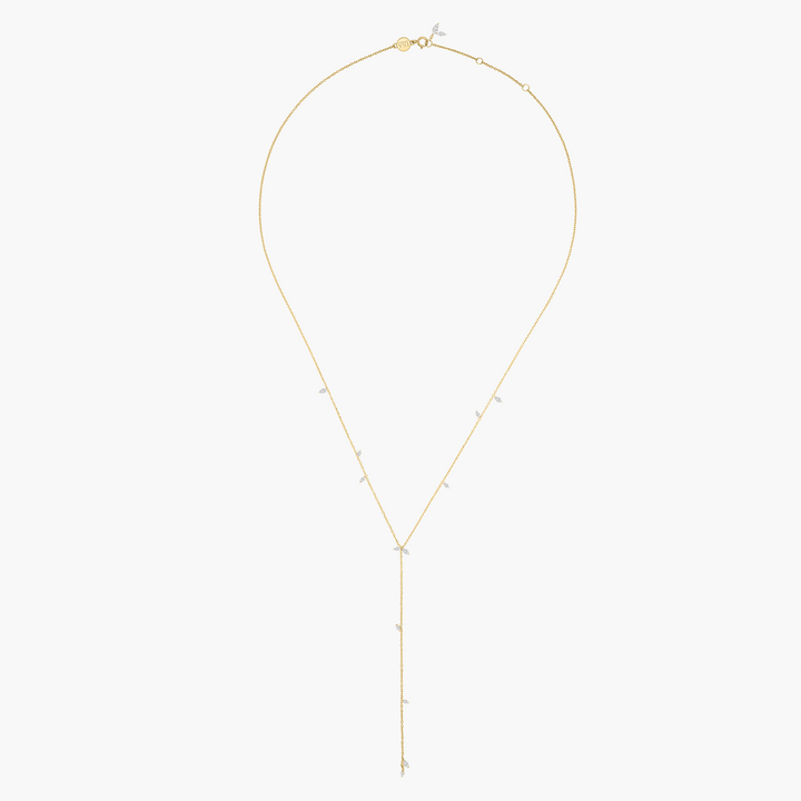 Jasmine Vine Diamond Lariat Necklace