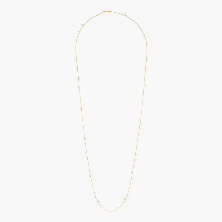 Long Jasmine Vine Diamond Necklace