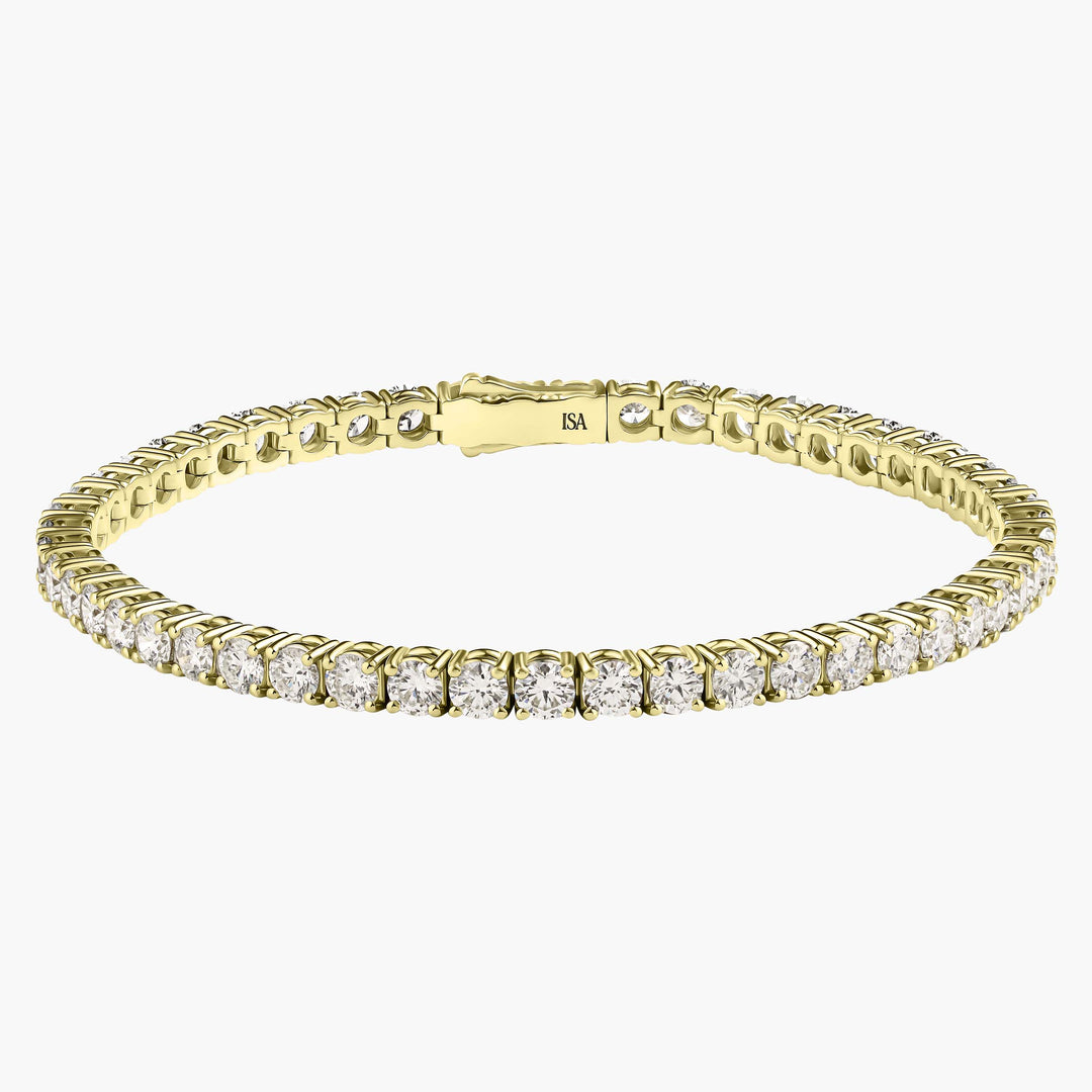 Large Diamond Tennis Bracelet