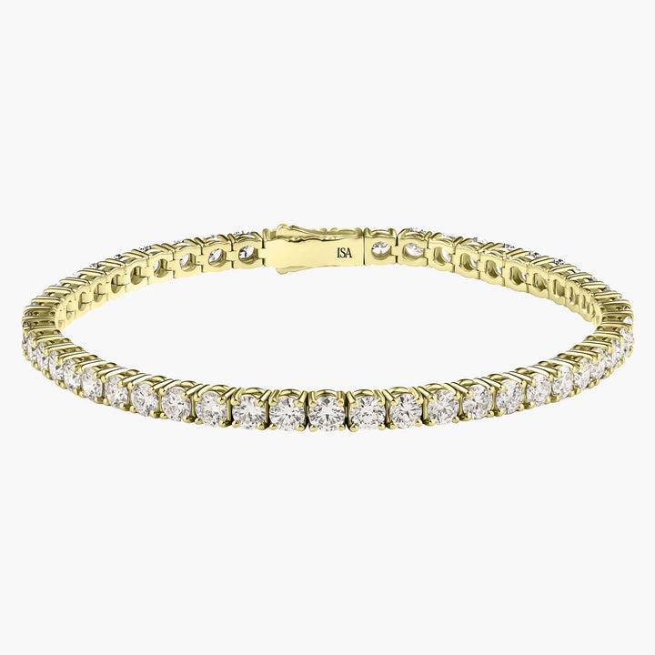 Large Diamond Tennis Bracelet