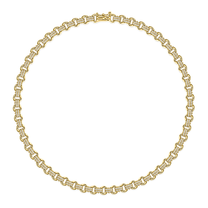 Legacy Pave Link Necklace