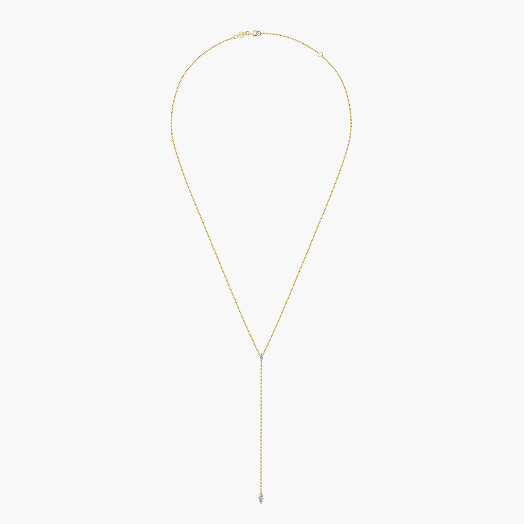 Marquise Lariat Necklace