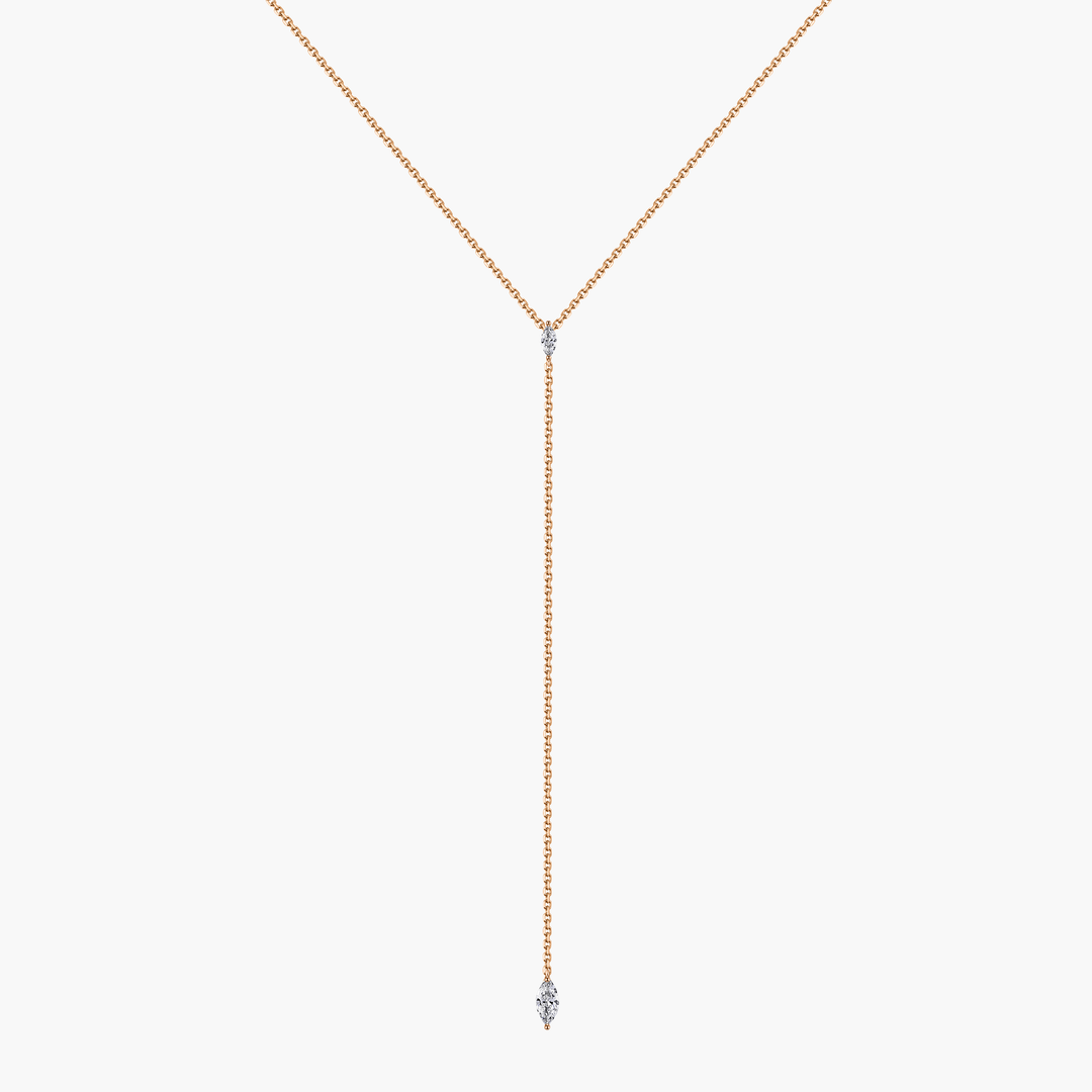 Marquise Lariat Necklace
