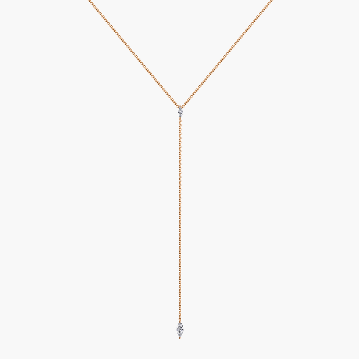 Marquise Lariat Necklace